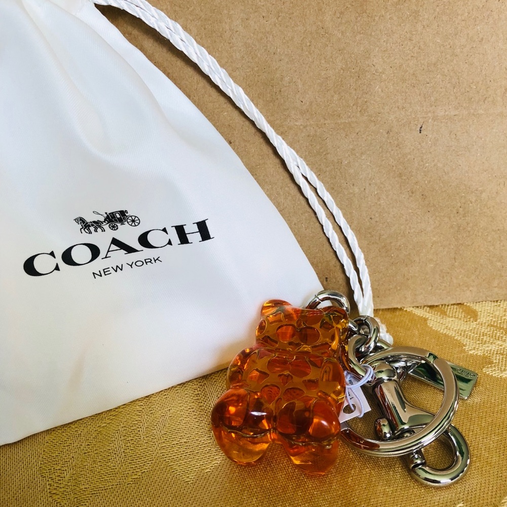 Coach Vandal Gummy Bear Keychain Bag Charm NWT - Picture 6 of 7